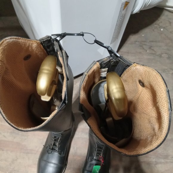 New / like black field English Equestrian boots size 7 tall - Picture 4 of 12